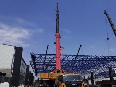 德州实华化工盐场网架项工程实拍